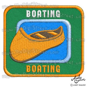Digi Stamp Patches Boating